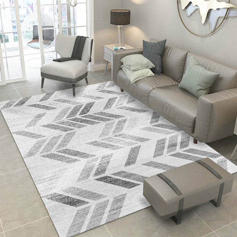 Contemporary Abstract Pattern Rug Multi-Color Polypropylene Indoor Rug Non-Slip Backing Pet Friendly Area Carpet for Room