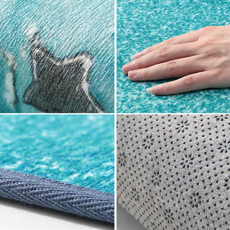 Ontwerper Woonkamer Tapijt Multi-kleuren Samenvatting Afdrukken Tapijten Polypropyleen Niet-slip rug machine Wasbaar gebied Tapijt
