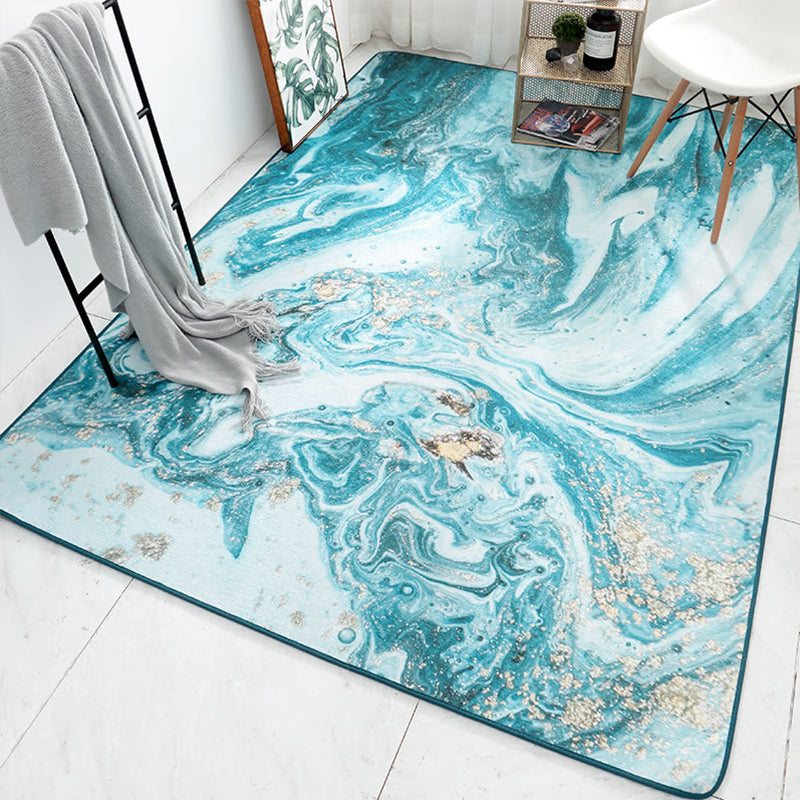 Ontwerper Woonkamer Tapijt Multi-kleuren Samenvatting Afdrukken Tapijten Polypropyleen Niet-slip rug machine Wasbaar gebied Tapijt