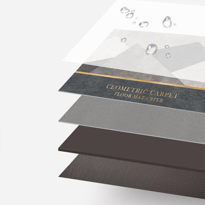 Noordse abstract patroon Tapijt tapijten Multi-kleuren lederen Gebied Tapijt Non-slip Easy Care Pet Friendly binnen Tapijt voor decoratie