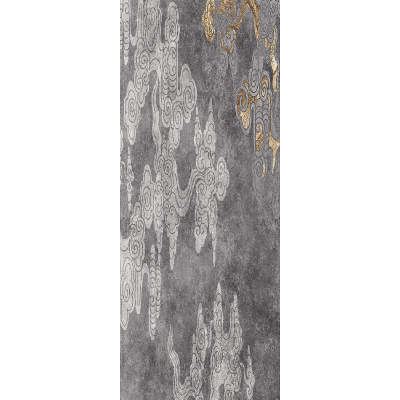 Contemporary Bedroom Rug Multi-Color Geometric Area Carpet Non-Slip Backing Pet Friendly Area Rug