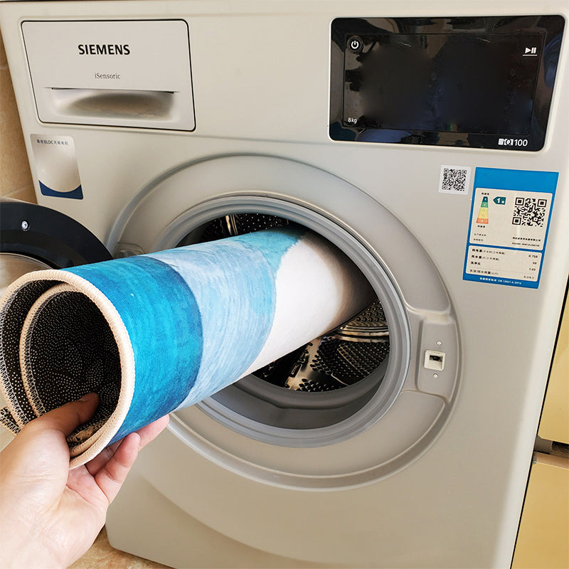 Scandinavische decoratie Rug multi-kleuren geometrische printruimte tapijt synthetisch niet-slip huisdiervriendelijke binnenkleed tapijt