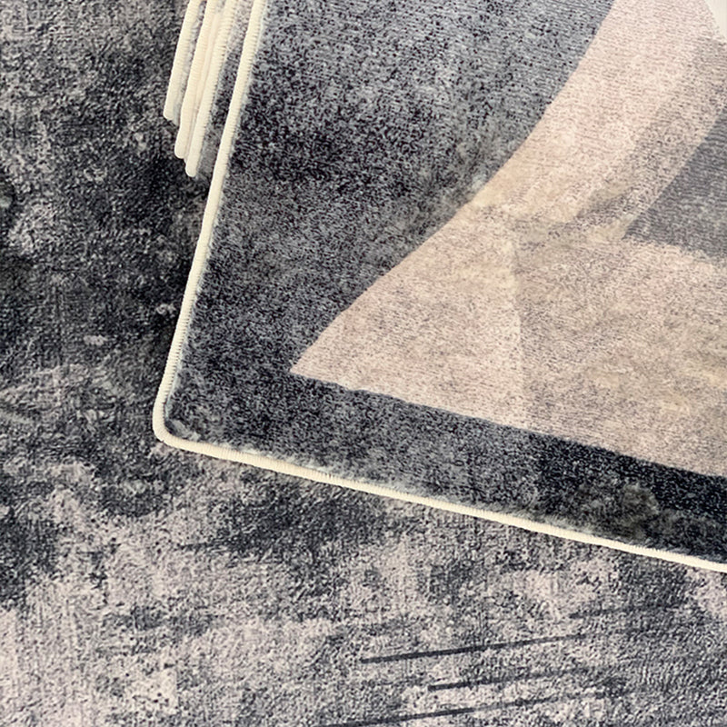 Alfombra de impresión geométrica nórdica polipropileno alfombra antideslizante de mascotas alfombra para decoración para decoración