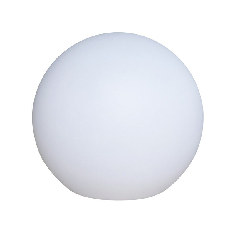 Rechargeable Globe LED Landscape Light Decorative Plastic Outdoor Ground Light in White