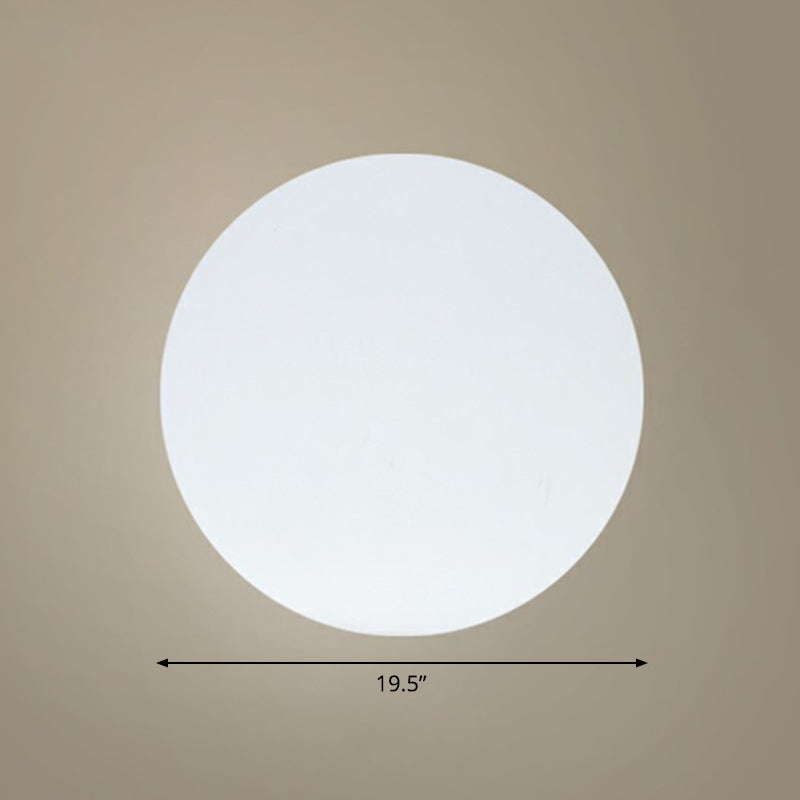 Rechargeable Globe LED Landscape Light Decorative Plastic Outdoor Ground Light in White