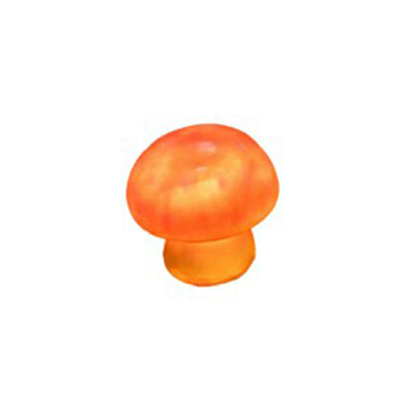 Resin Mushroom Shaped Lawn Light Art Deco Orange LED Ground Light for Villa Patio