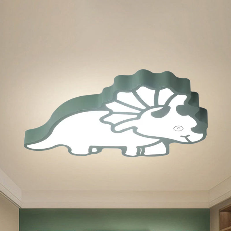 Modern Spinosaurus Ceiling Mount Light Acrylique DEL Ceiling Lamp for Child Bedroom