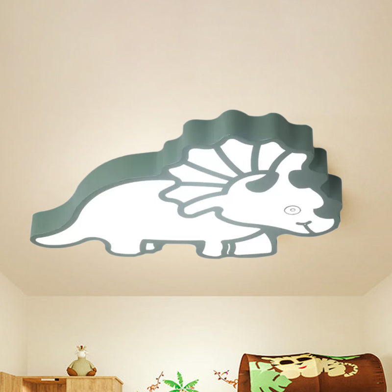 Modern Spinosaurus Ceiling Mount Light Acrylique DEL Ceiling Lamp for Child Bedroom