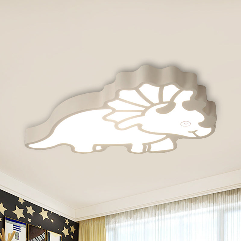 Modern Spinosaurus Ceiling Mount Light Acrylique DEL Ceiling Lamp for Child Bedroom