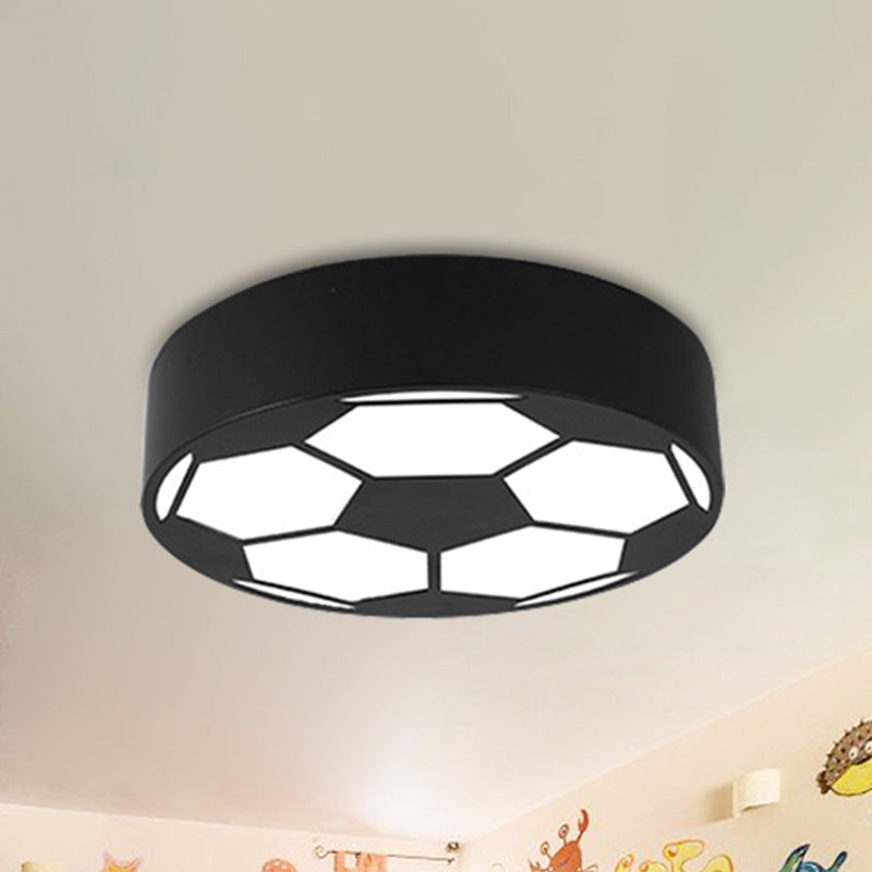 Plafonnier plat en acrylique avec thème de sport, luminaire décoratif de plafond, idéal pour une chambre d'enfant