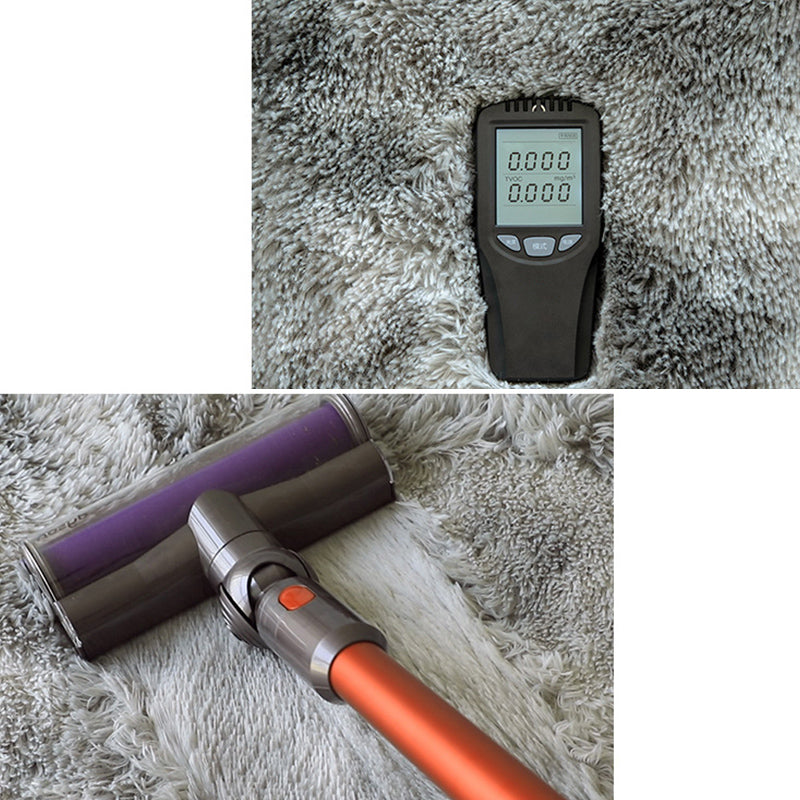 Relaxing Living Room Rug Multicolored Solid Color Indoor Rug Synthetics Anti-Slip Backing Stain-Resistant Area Carpet