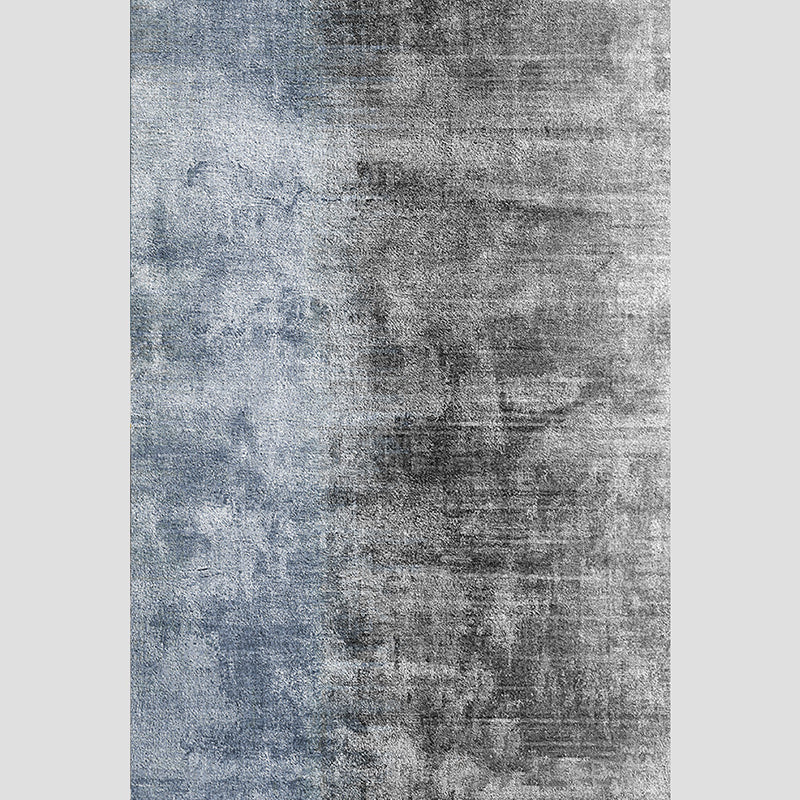 Nordischer Dekorationsteppich, mehrfarbiger geometrischer Druck, Innenteppich, Polyester, rutschfeste Rückseite, schmutzabweisender Flächenteppich
