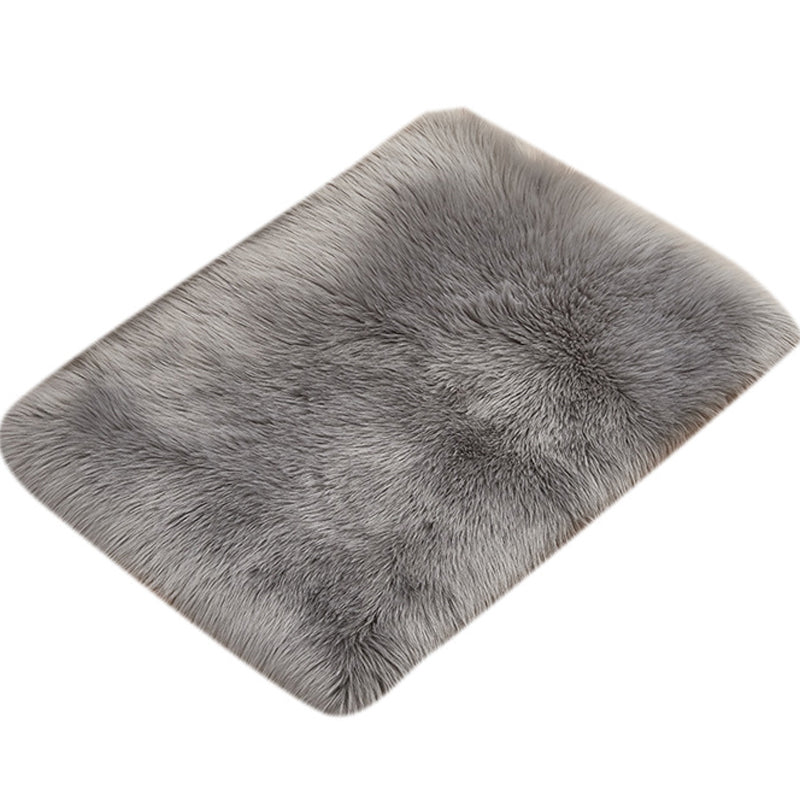 Tapis de couleur unie simple Color plusieurs couleurs Tapis de la zone polydère Anti-glissement Animage Animal Fénit-Soins Tapis intérieur pour chambre à coucher