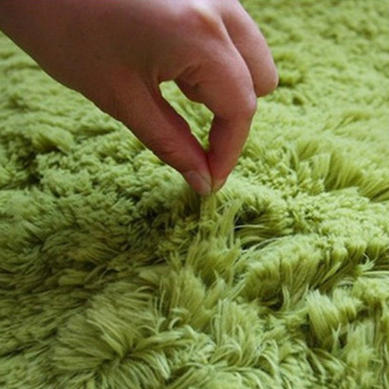 Entspannender Deko-Teppich, mehrfarbiger, einfarbiger Teppich, rutschfeste Unterseite aus Polyester, haustierfreundlicher Teppich für den Innenbereich