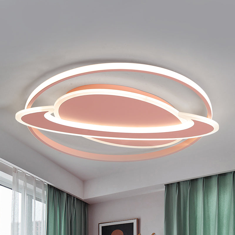 Moderne hedendaagse planeet plafondlamp acryl inbouw plafondarmatuur voor slaapkamer