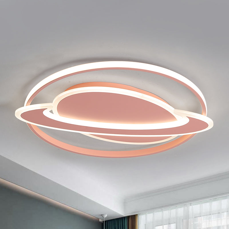 Moderne hedendaagse planeet plafondlamp acryl inbouw plafondarmatuur voor slaapkamer