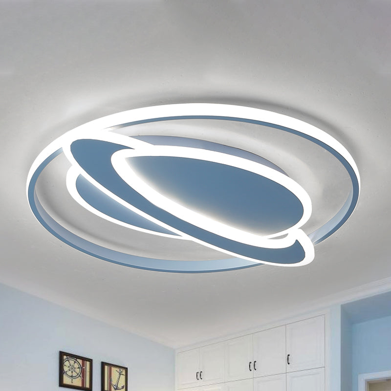 Moderne hedendaagse planeet plafondlamp acryl inbouw plafondarmatuur voor slaapkamer