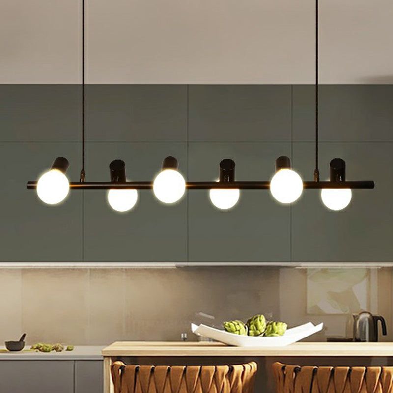 Black Naked Bulb Spotlight Spotlight Industrial Ironing Sala Dining Sala Luce a soffitto