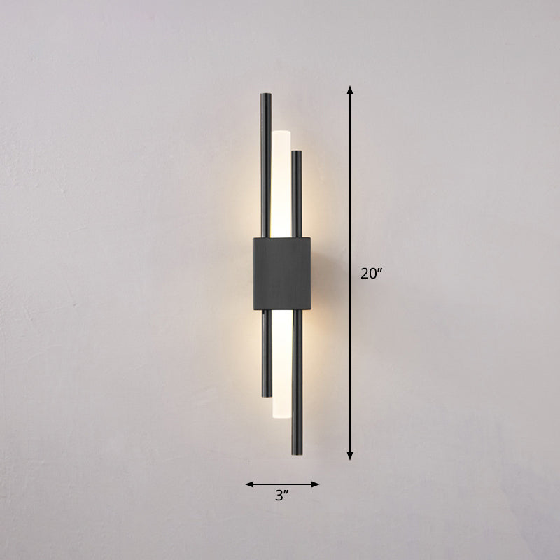 Luz de pared de la varilla de estilo posmoderna escalera acrílica led led led