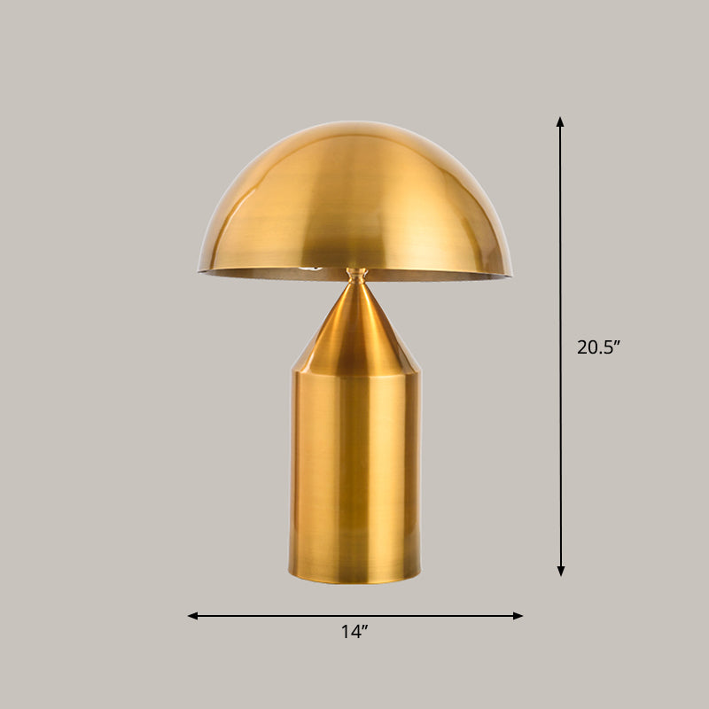 Metal Geometric Shape Nightstand Lamp Post-Modern 2 Heads Table Light for Bedroom