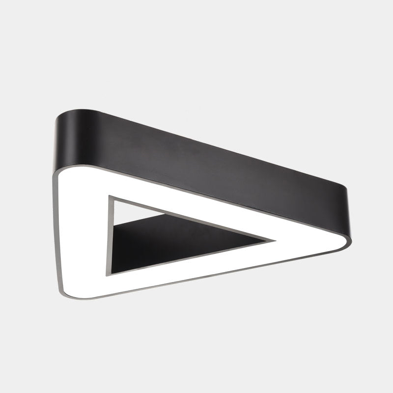 Lámpara de lámpara del triángulo acrílico simplicidad lámpara de suspensión del techo LED para oficina