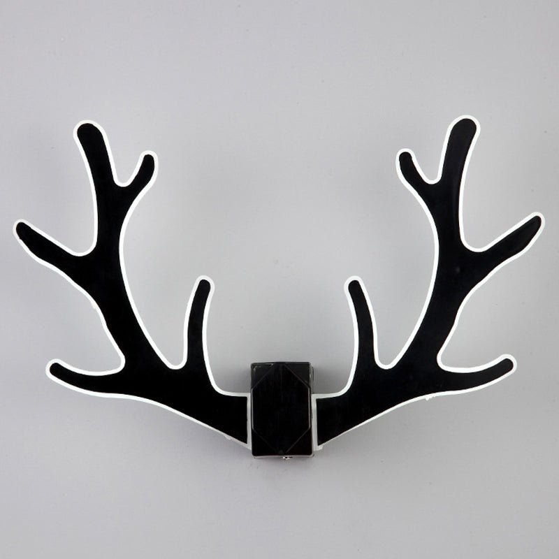 Deer Horn Shaped LED Wall Light Decorative Metal Corridor Sconce Lighting Fixture