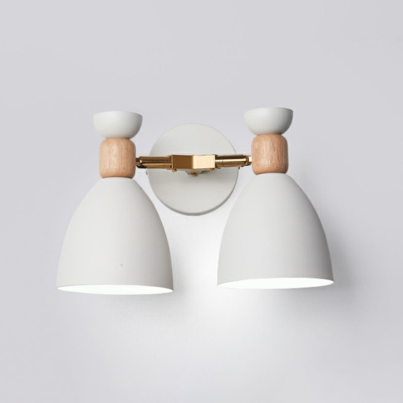 Nordique LECTER LECTURE DE LECTURE NORDIQUE LETURE MUR MURS AVEC DE L'OBEIE MÉTALES POUR CHAMBRE