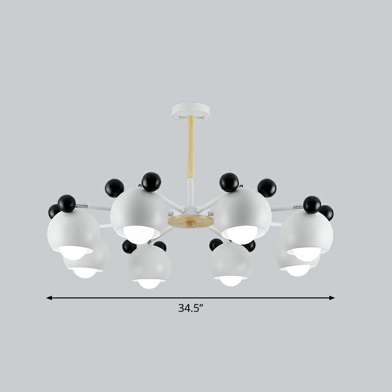 Lustre pivotable Light Nordic Nordic Metal Living Room Pendant Lighting