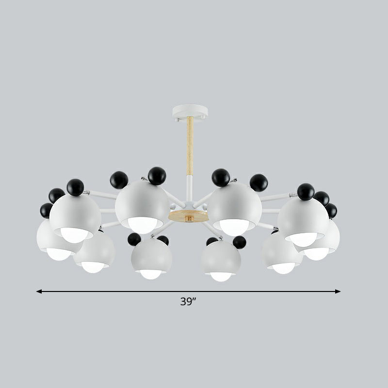 Lustre pivotable Light Nordic Nordic Metal Living Room Pendant Lighting