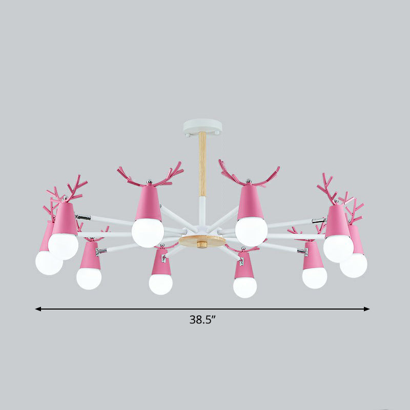 Lustre pivotable Light Nordic Nordic Metal Living Room Pendant Lighting