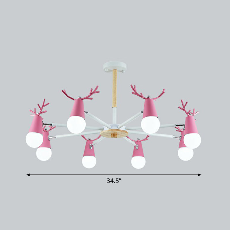 Lustre pivotable Light Nordic Nordic Metal Living Room Pendant Lighting