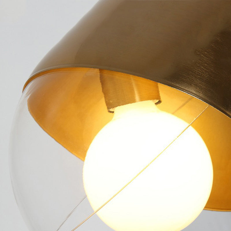 Metallkuppel Anhänger Deckenleuchte zeitgemäß 1 hellhanges Anhänger Licht mit mobilem Schatten