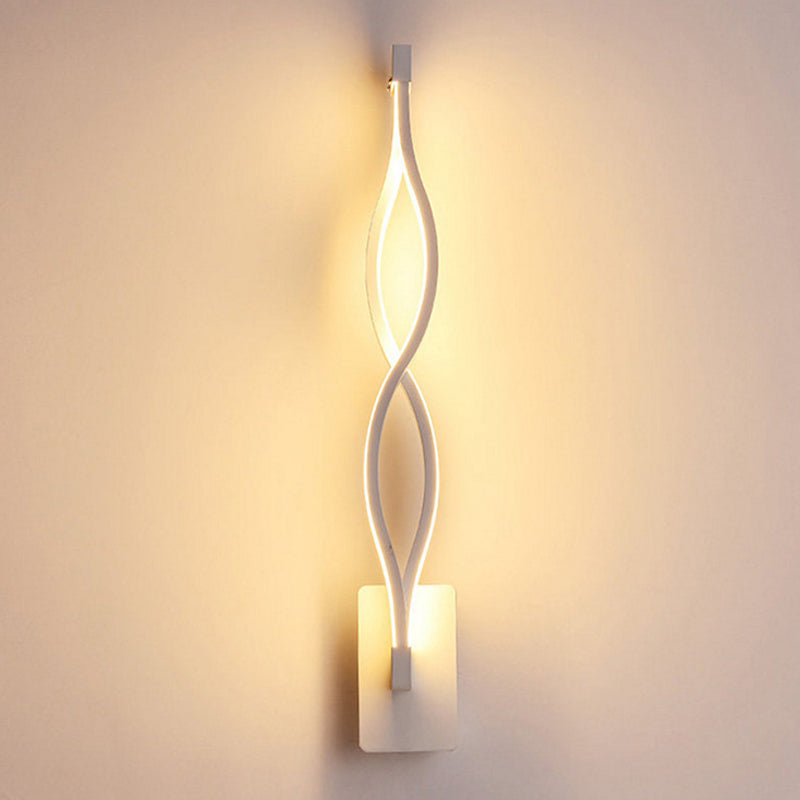 Acryl Twending Body Wand Licht SCONCE Moderne zwart/witte wandmontage Lamp in neutraal/warm/wit licht