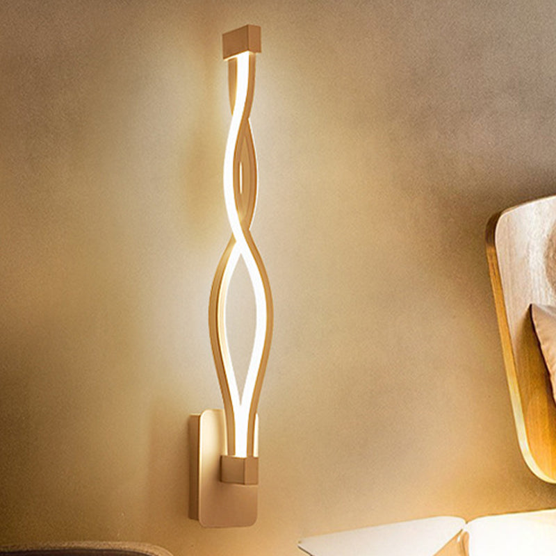 Acryl Twending Body Wand Licht SCONCE Moderne zwart/witte wandmontage Lamp in neutraal/warm/wit licht