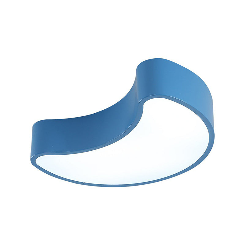 Acryl-Halbmond-Unterputzleuchte, Cartoon-LED-Deckenleuchte für Kinderzimmer