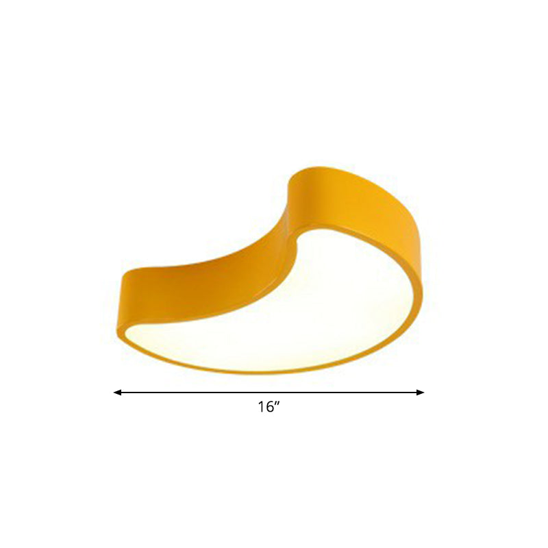 Soporte para el techo de la luz de la media luna de acrílico de la media luna