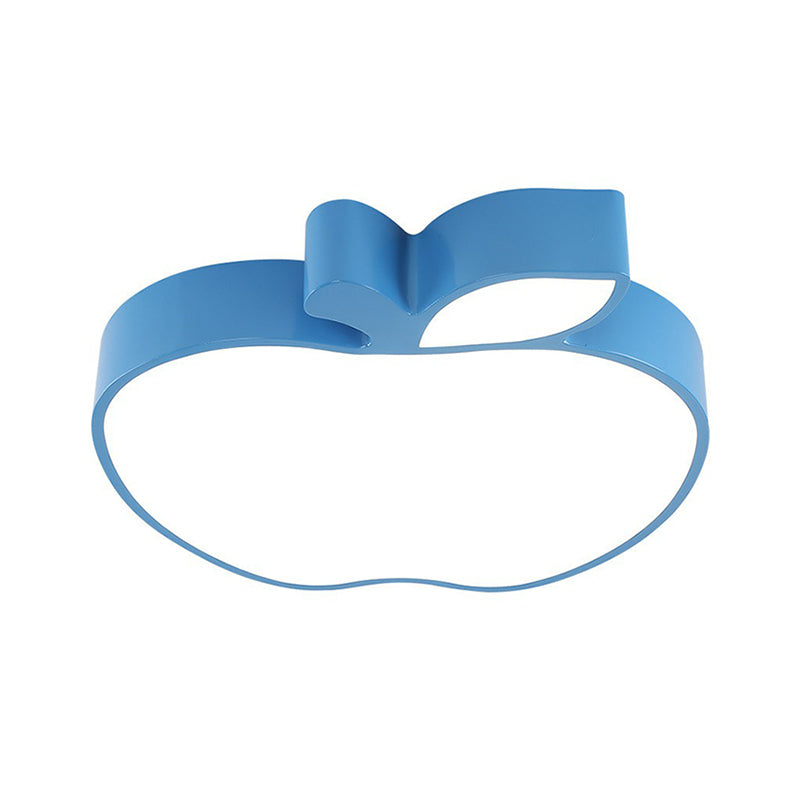 Apple Kindergarten-Unterputz-LED-Licht, Acryl-Cartoon-Decken-Unterputzleuchte in Blau
