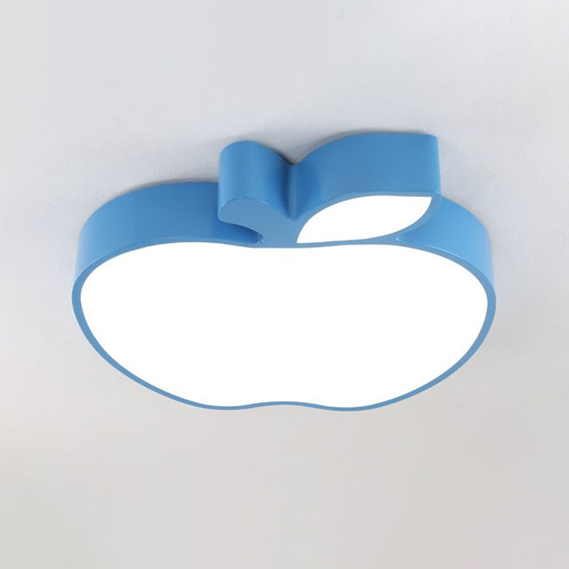 Apple Kindergarten-Unterputz-LED-Licht, Acryl-Cartoon-Decken-Unterputzleuchte in Blau