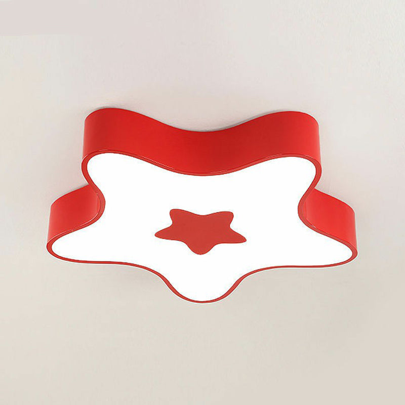 Acryl Star Flush Ceiling Light Cartoon LED Flush Halterung für Childrens Schlafzimmer