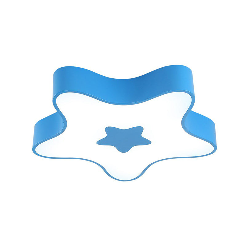 Acryl Star Flush Ceiling Light Cartoon LED Flush Halterung für Childrens Schlafzimmer