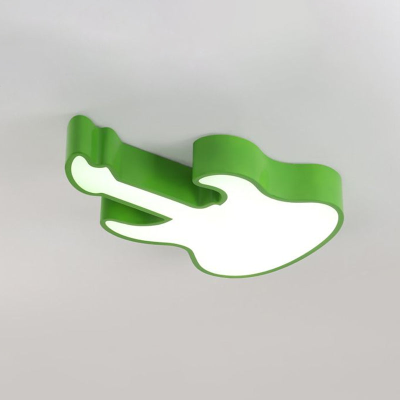 Luz de techo empotrada para guitarra, accesorio de iluminación LED de acrílico para aula, montaje empotrado