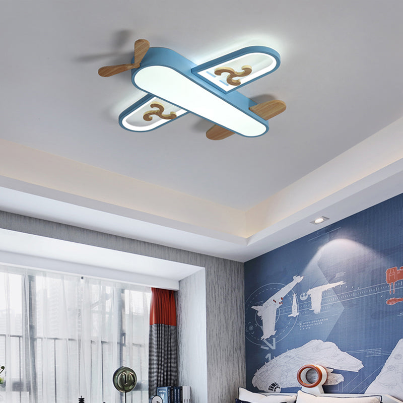 Purserie en forme d'avion à chasse d'eau en acrylique de surface de dessin animé de surface montée sur la surface montée