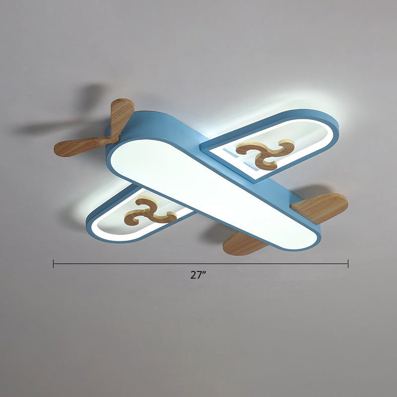 Purserie en forme d'avion à chasse d'eau en acrylique de surface de dessin animé de surface montée sur la surface montée