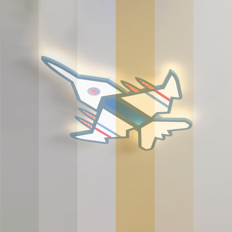 Avion à chasse d'eau LED LED CHILRENS CHAMBRE ACRYLIQU
