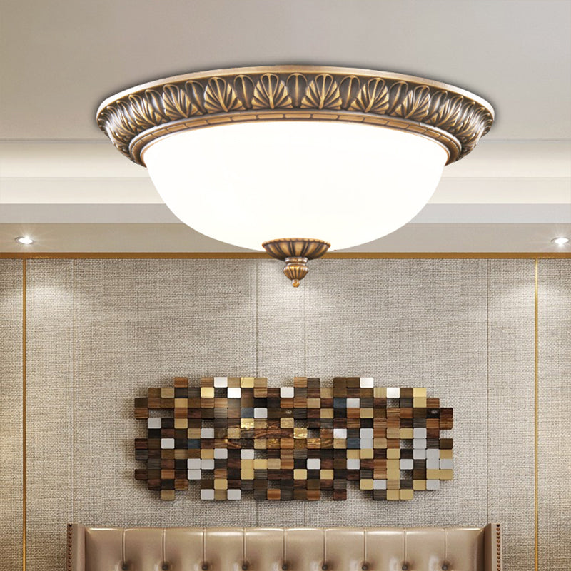 Luz de color en bronce para la habitación de los dormitorios