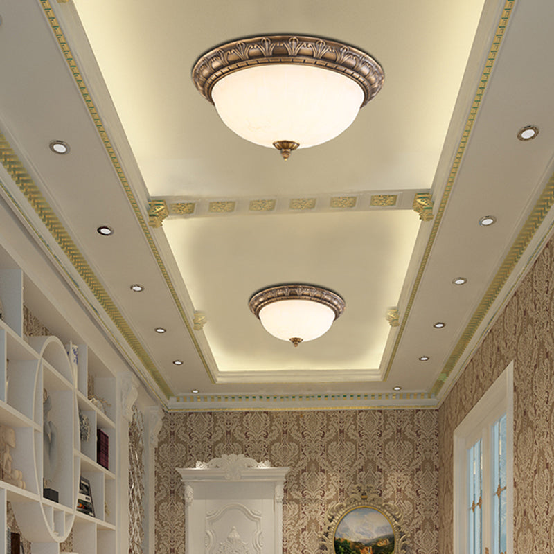 Luz de color en bronce para la habitación de los dormitorios