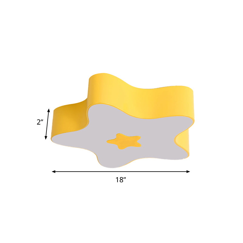 Moderno techo de dibujos animados Ligero Acrílico de Acrílico Ligero para Sala de Juego