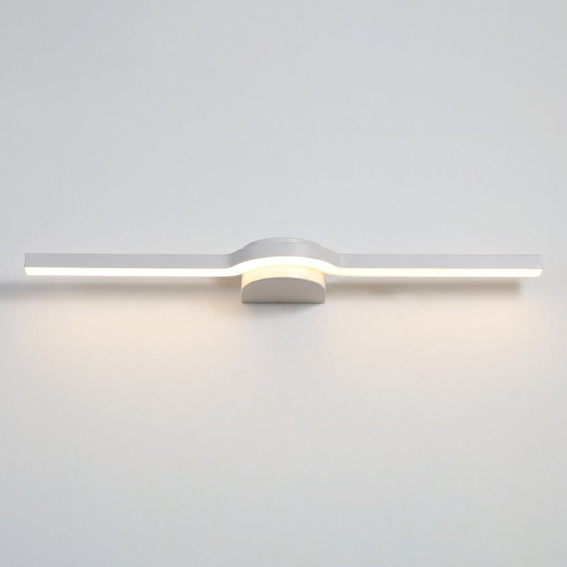 Eenvoud lineaire ijdelheid verlichtingsarmatuur acryl badkamer led muur sconce licht