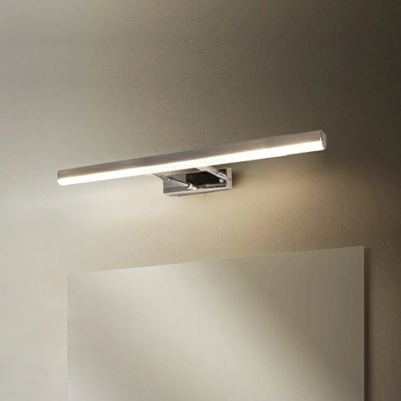 Acrylic Bar Shaped Vanity Lamp Modern Adjustable LED Wall Mounted Lighting for Bath