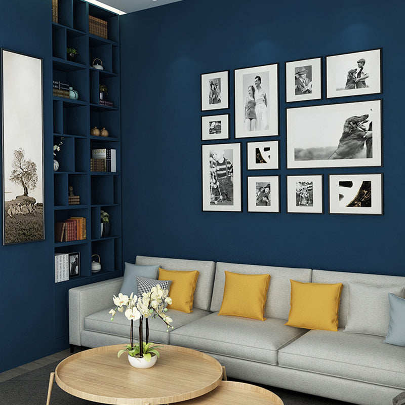 Moderne einfarbige Tapetenrolle aus Vinyl, selbstklebend, mehrfarbig, Wanddekoration für Schlafzimmer